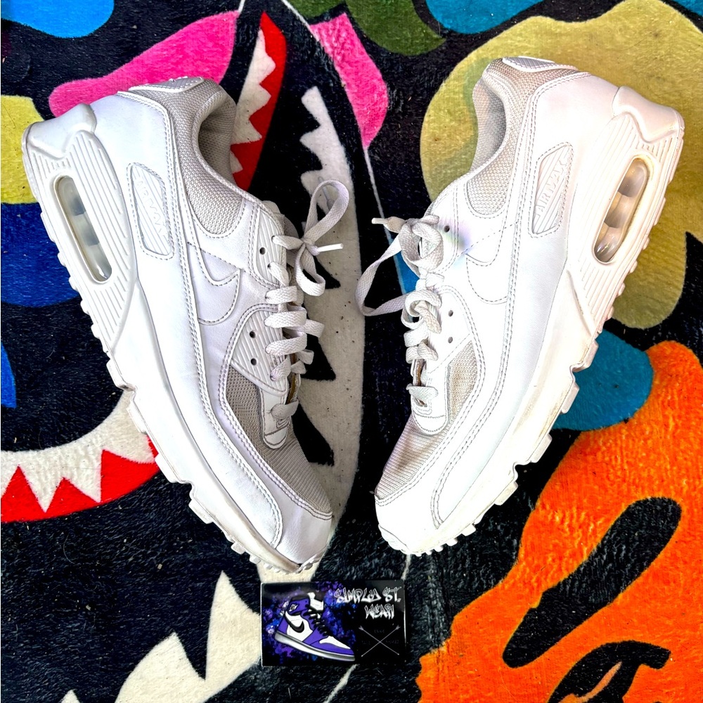 Air max 90 triple white